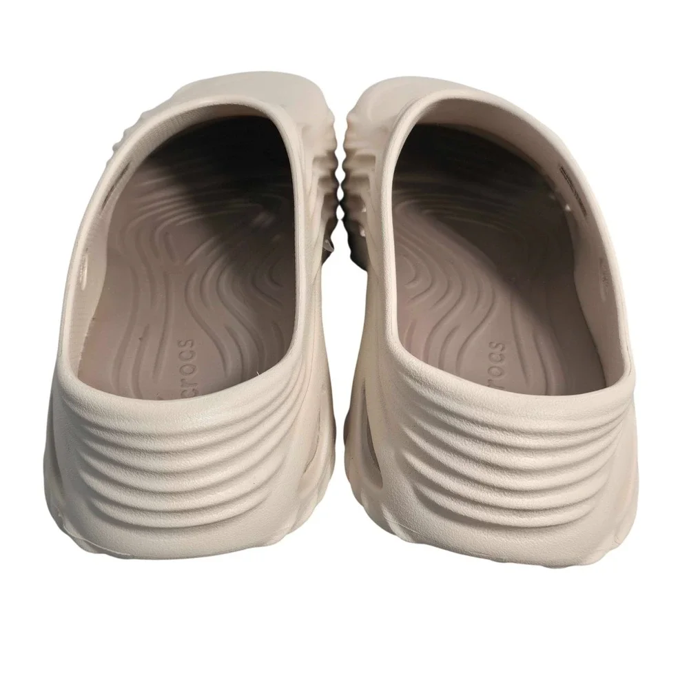 Crocs Echo Wave Clogs Mens 9 Womens 11 Almond Tint Beige NWT Unisex 210521-0LL‎
